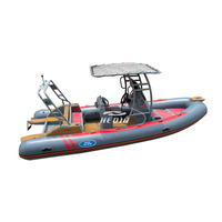 Hedia Sport Aluminium RIB SP580 Deep V Hypalon RIB Bateau Rigide Gonflable