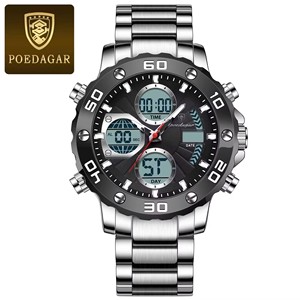 Nouvelle montre de luxe pour homme POEDAGAR E102, montre-bracelet de marque haut de gamme pour homme, étanche, lumineuse, avec date, quartz, Relojes - Product Image 3