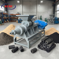 Machine extrudeuse de briquettes de charbon de biomasse à haut rendement, directement de l'usine, pour briquettes hexagonales, marque Kemi, capacité de 1,2 à 1,5 T/H