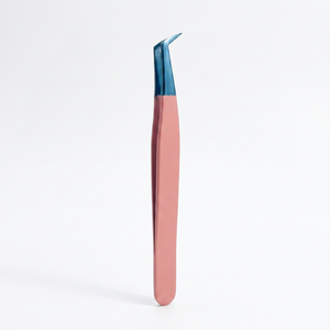 Pinzas de Precisión de Lujo Antideslizantes para Pestañas, Punta de Acero Inoxidable de 10 mm, Logotipo Personalizado, Marca Privada, OEM - Product Image 1
