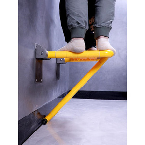 Wall Mounted <b>Shower</b> Seat <b>Folding</b> Bath <b>Stool</b> With Grab Bar Non Slip Chair For Elderly 150 Kg Capacity - Product Image 4