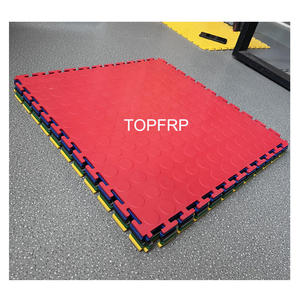 Carreaux de sol en PVC à emboîtement de bonne qualité Revêtement de sol en PVC amovible pour entrepôt - Product Image 4