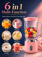 Mixeur multifonctionnel personnalisable avec LOGO, outils pour fruits et légumes, idéal pour la cuisine (vente en gros)