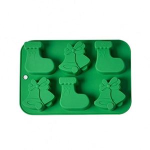 Moule en silicone géométrique bonhomme de neige de Noël pour gâteaux et savons avec emballage en sac OPP - Product Image 3