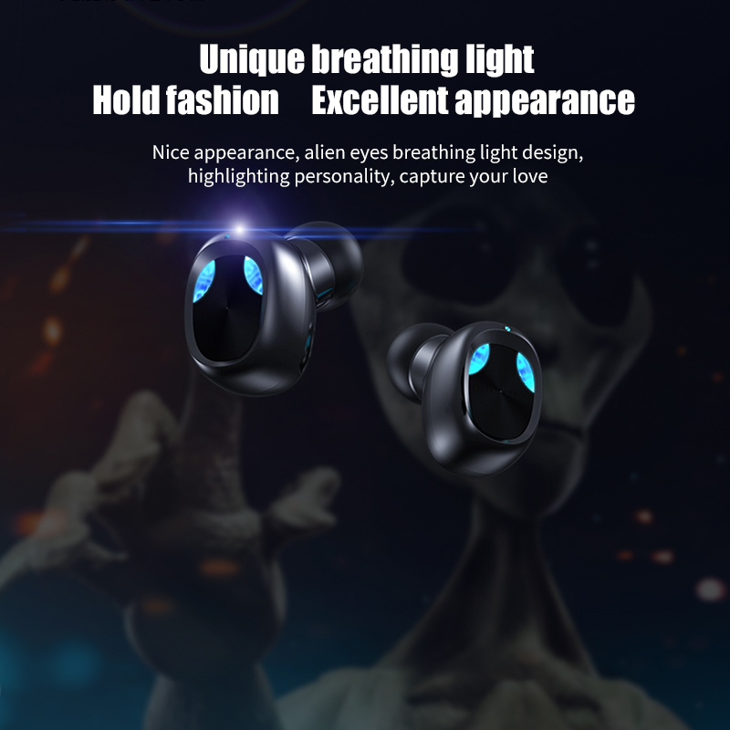 IPX7 Waterproof TWS Wireless 5.0 Earbuds LED Display Headphone Handfree Touch Control Bluetooth Earphone