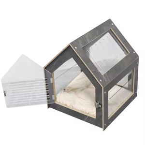 Furnitur rumah anjing kucing kandang anjing kayu dalam ruangan rumah anjing dekoratif - Product Image 4