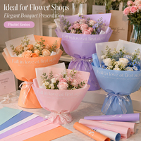 Papier d'emballage pour fleurs résistant à l'humidité, épais, résistant aux déchirures, papier décoratif pour fleuristes, papier d'emballage pour bouquets, prix d'usine