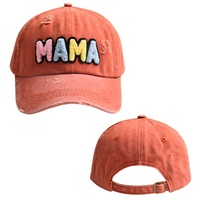 Gorra de béisbol personalizada de 6 paneles, estilo vintage desgastado, con bordado 3D en felpa, cierre a presión, tipo Dad Hat, de terciopelo común.
