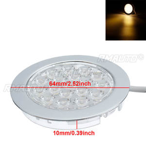 2/4/6/8PCS Lámpara LED de Techo de 12V para Coche, Luz de Lectura Interior, Foco LED de 18 LED para Caravana y Barco - Product Image 4