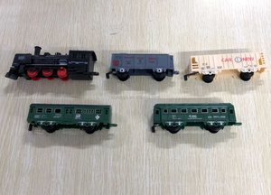 19 Uds. Conjunto de modelo de tren clásico ensamblado simulación de coche de riel eléctrico juguetes para niños - Product Image 6