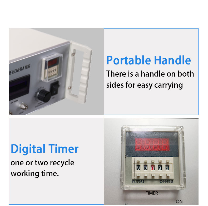 Máy tạo ozone chuyên dụng trong phòng thí nghiệm chuyên nghiệp với đồng hồ đo lưu lượng 4