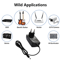 Fabricant en gros Uk Eu Us Plug 12v DC Adaptateur 2amp Alimentation à découpage pour caméra à lumière LED CCTV