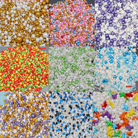 Faux Halloween noël bonbons au sucre comestible décoration de boulangerie or Rose perles arroseurs