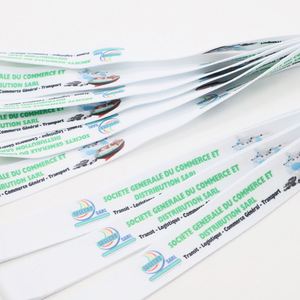 Custom Transport Polyester Lanyards Heat Transfer Logistics Staff ID Card Holder Lanyard - Product Image 4
