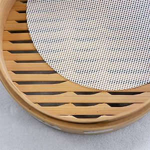 Tapis de cuisson vapeur en silicone blanc/jaune antiadhésif, facile à nettoyer, résistant à la chaleur, écologique, durable, pour usage en cuisine - Product Image 2