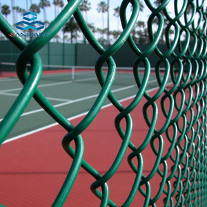 <span class=keywords><strong>PVC</strong></span> Tráng Chuỗi Liên Kết Hàng Rào Cho Mặt Đất Thể Thao - Product Image 1