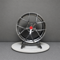 Jantes en alliage forgé sur mesure 1 pièce Hyper Silver Deep Concave 5 branches profondes 19 20 21 22 pouces 5x112 5x114.3 5x120 pour BMW M3