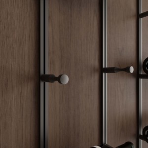 Portabottiglie da Parete - Design Elegante, Costruzione in Legno/Metallo, Vendita Calda, Promozione Limitata di Fabbrica, Offerta Speciale, Prezzo Basso, Vendita all'Ingrosso - Product Image 2