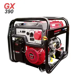 Honda Power GX390 generator bensin elektrik, generator bensin portabel 6kw 7kw tiga fase 6kva