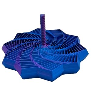 Printing Expanded Sensory Fidget Star <b>Model</b> Visual Illusion Hexagon Whirling Spiral Ornaments Stress Relief Board Game - Product Image 4