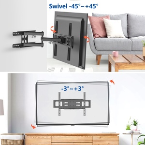 Supporto <span class=keywords><strong>TV</strong></span> Universale Zhongshi Telescopico Girevole da Parete Pieghevole Omnidirezionale Regolabile in Lega di Acciaio - Product Image 5