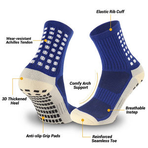 Calcetines Deportivos FDFIT con Diseño Personalizado, Alta Calidad con Logotipo, Fabricante de Calcetines de Fútbol para Hombre, Calcetines Deportivos de Tobillo con Agarre Personalizado - Product Image 2