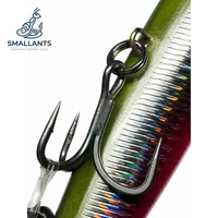 Leurre artificiel dur Smallants Chaser45 45g 140mm en ABS |   Leurre flottant pour la pêche en mer avec 5 hameçons résistants au sel, modèle Maria