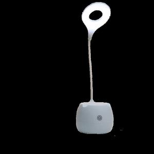 Pen Holder With Led Light Usb <b>Charging</b> Round Plastic Design For Student Study Desk <b>Lamp</b> - Product Image 4
