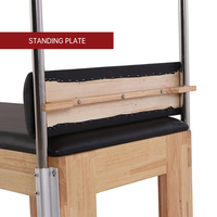 Pilates Cadillac en bois massif avec tour – Équipement de studio de Pilates portable pour la force, la flexibilité et l'équilibre du corps