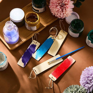 Marque-page artisanal en bois, marque-pages originaux et mignons, petits marque-pages simples en <span class=keywords><strong>origami</strong></span> - Product Image 2