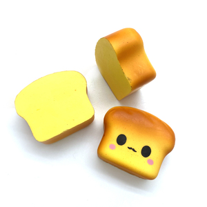 Jouets Squishy en PU Mignons à Remontée Lente, Aliments Simulés (Pain, Gâteau), Jouet Anti-Stress à Presser pour Adultes et Enfants - Product Image 5