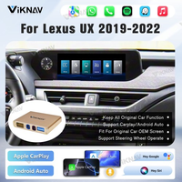 Caja de interfaz Viknav Linux para Lexus UX 2019-2022, decodificador inalámbrico CarPlay Android, navegación GPS automática, pantalla de radio original del coche