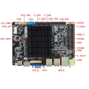 ELSKY M415SE J4125 3.5inch motherboard 4 Monitors HD-MI VGA EDP LVDS 1xDDR4 8GB RAM 1TB SSD Motherboard