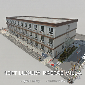 40 फीट लक्जरी फ्लैट पैक मोबाइल लिविंग कंटेनर विला कार्यालय के लिए कार्यालय उपयोग के लिए - Product Image 3