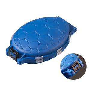 Palmer petites boîtes de matériel de pêche étanche accessoires de pêche boîte organisateur boîte de rangement <span class=keywords><strong>tortue</strong></span> forme 12 compartiments étui - Product Image 4