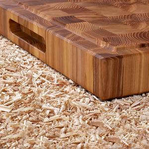 Rectangle Boucher Bloc Planche Noyer Acacia Bois Bloc À Découper En Bois Teck Fin Grain Personnalisé Planche À Découper En Gros