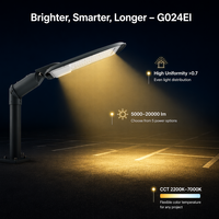 Luminaria LED para Alumbrado Público de 50w 100w 150w 200w 300w, Resistente al Agua IP65, para Exteriores, con 3 Años de Garantía