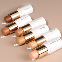 Set Foundation Stick Kontur Makeup Lintas Batas, Oksigen Permeabel, Tahan Lama, Grosir, Highlight, Mencerahkan, Shadow, Bedak Matte