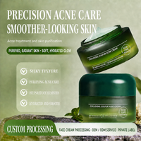 Crème personnalisable pour le soin des imperfections, pour peaux grasses et sujettes à l'acné, avec acide azélaïque, acide salicylique, niacinamide, gel apaisant et régulateur de sébum