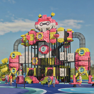 Equipo de Juegos al Aire Libre Ecológico, Sostenible y No Tóxico para Uso Recreativo Seguro de Niños en <span class=keywords><strong>Parques</strong></span> Comerciales - Product Image 3