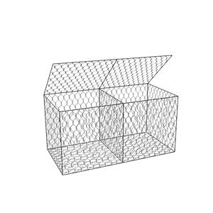 Paniers de gabion hexagonaux enduits de PVC Grillage Mur de pierre et mur de soutènement Contrôle de l'érosion Cages en pierre Bunnings - Product Image 1
