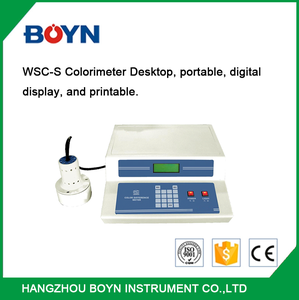 WSC-S yüksek kaliteli laboratuvar otomatik dijital LCD kolorimetre ve CE ile hassas renk farkı ölçer ve kolorimetre onaylamak - Product Image 5