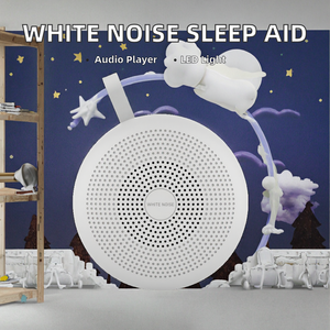 Machine à bruit blanc SI pour bébé, veilleuse intelligente personnalisée, aide au sommeil, haut-parleur thérapeutique, sons de pluie, relaxation pour enfants, extérieur - Product Image 1