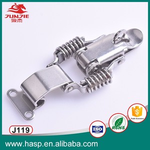 <span class=keywords><strong>Loquet</strong></span> <span class=keywords><strong>à</strong></span> ressort <span class=keywords><strong>double</strong></span> en acier inoxydable pour boîte d'isolation, petite machine <span class=keywords><strong>à</strong></span> couper les légumes, <span class=keywords><strong>loquet</strong></span> <span class=keywords><strong>à</strong></span> ressort J119 - Product Image 2