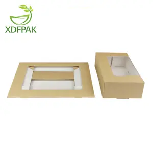 Custom Size Transparent Box With Window Pastry Packaging Bakery Box Cake Box