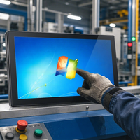 Tablette Android industrielle tout-en-un à écran tactile capacitif multifonction, PC de contrôle d'automatisation industrielle, stockage 8 Go-512 Go