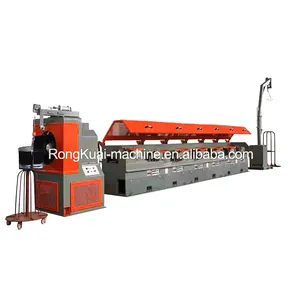 Pulley type multiblock sharpened ultra-fine wire drawing machine with annealer