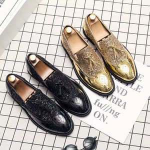 <b>Mens</b> Genuine Leather Plus Size Autumn Business Formal Casual Loafers <b>Slip</b>-<b>On</b> Wedding <b>Shoes</b> Breathable Wear-resistant - Product Image 4