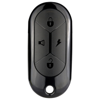 Télécommande universelle sans fil RF à clonage, code d'apprentissage 433,92 MHz, LED rechargeable, ABS, pour porte de garage et domotique, portée 100 m