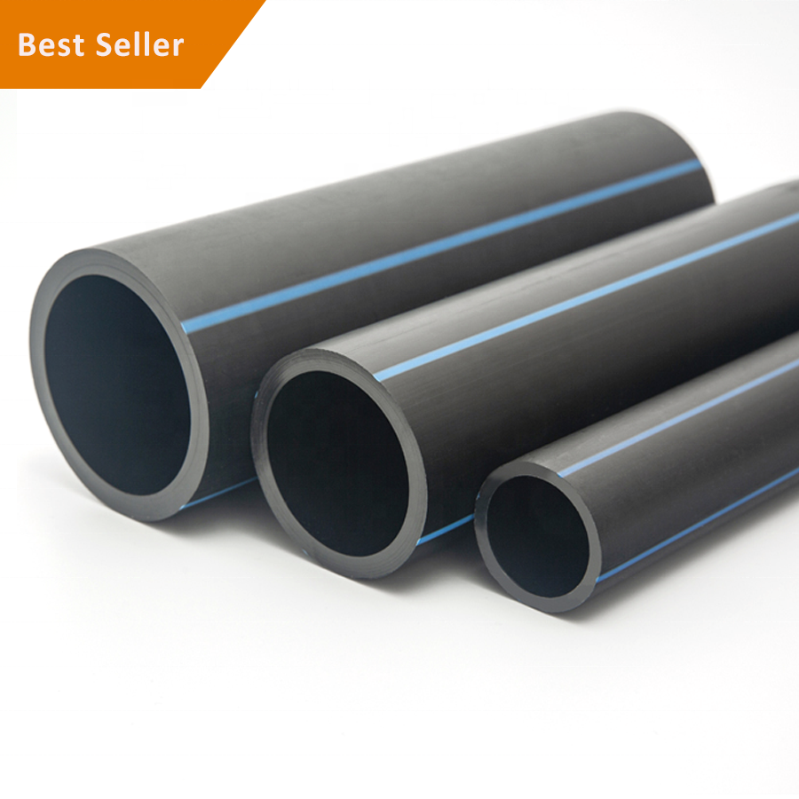 Полиэтилен высокой плотности Hdpe оросительные трубки Sdr11 Pe дренажная полиэтиленовая труба 50 мм 75 мм пластиковая черная трубка дренажная труба